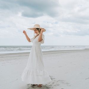 Maeve Rochelle Eyelet Maxi Dress XSP